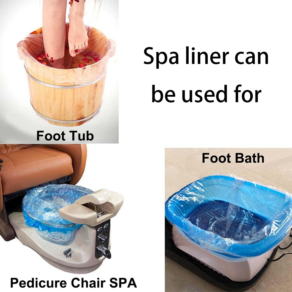 (1,200 PCS/Case) Big Size Premium Disposable Pedicure Spa Liners
