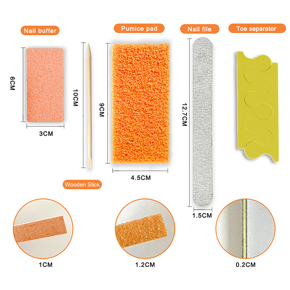 600 Sets/Case 5 Pieces in 1 Manicure & Pedicure Disposable Kit Supply for Salon