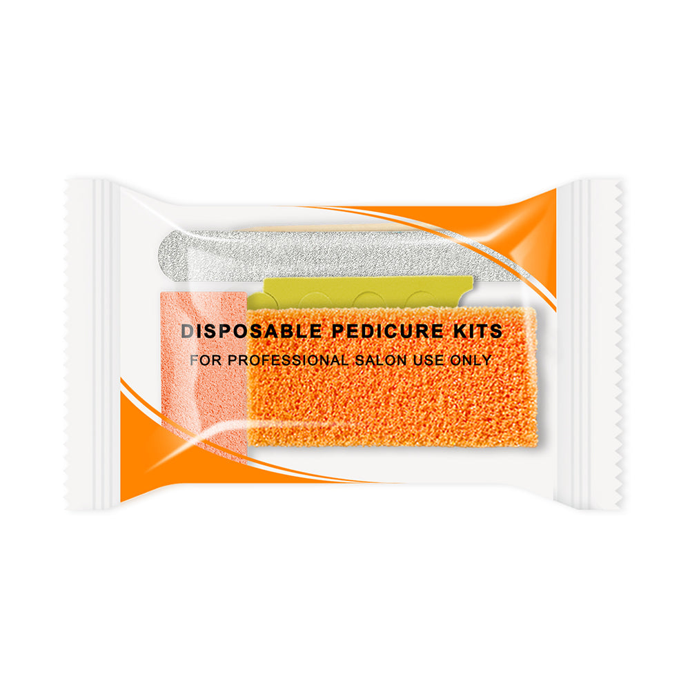 600 Sets/Case 5 Pieces in 1 Manicure & Pedicure Disposable Kit Supply for Salon