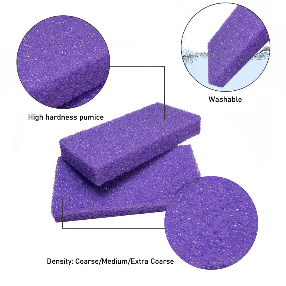3200 PCS/Case Salon Disposable PU Sponge Mini Foot Pumice Pads for Dead Skin & Callus Removal