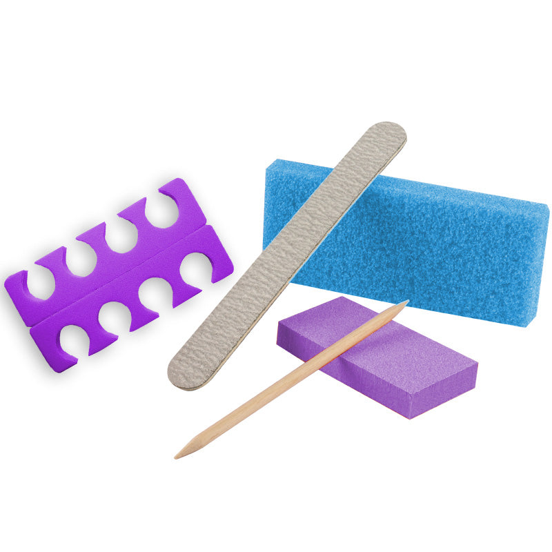 600 Sets/Case 5 Pieces in 1 Manicure & Pedicure Disposable Kit Supply for Salon