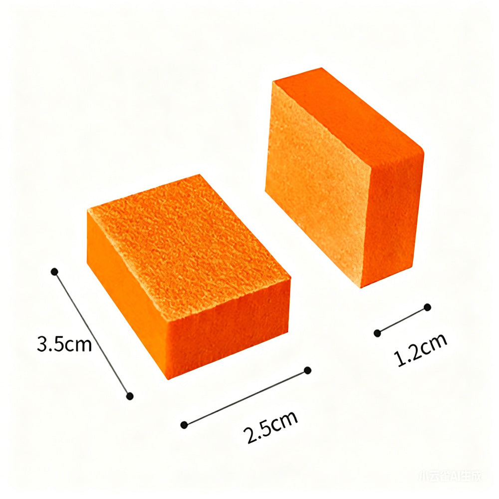 7500 PCS/Case Professional 80/100 Grit Mini Nail Buffer Block – Dual-Sided File for Gel & Acrylic Prep